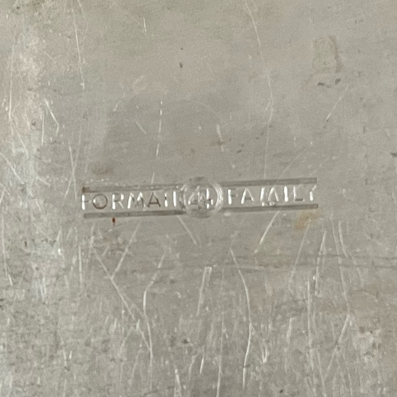 Vintage Forman Family Aluminum Serving Tray Handled Embossed Floral Pattern 15” - Picture 7 of 14